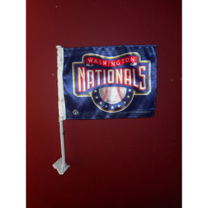 MLB Washington Nationals 19" tall Car Flag 15" by 11" by RICO